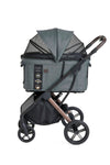 FikaGO Agile 2 Pet Stroller | Auto One-Second Fold-Pet Strollers-FikaGo- Silver Circle Pets