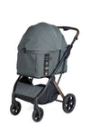 FikaGO Agile 2 Pet Stroller | Auto One-Second Fold-Pet Strollers-FikaGo- Silver Circle Pets