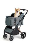 FikaGO Agile 2 Pet Stroller | Auto One-Second Fold-Pet Strollers-FikaGo- Silver Circle Pets