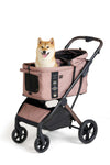 FikaGO Agile 2 Pet Stroller | Auto One-Second Fold-Pet Strollers-FikaGo- Silver Circle Pets