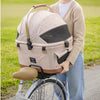 FikaGO Flytta Plus Bike Link | Rear Rack Bicycle Attachment-Dog Bike Basket Mounting Kit-FikaGo- Silver Circle Pets