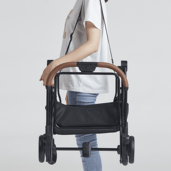 FikaGO Flytta Plus Detachable Pet Stroller | 3-in-1 Pet Travel System-Pet Strollers-FikaGo- Silver Circle Pets