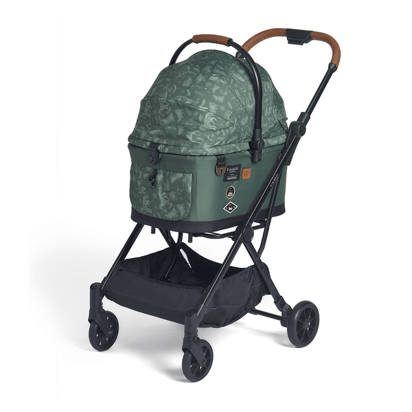 FikaGO Flytta Plus Detachable Pet Stroller | 3-in-1 Pet Travel System-Pet Strollers-FikaGo- Silver Circle Pets