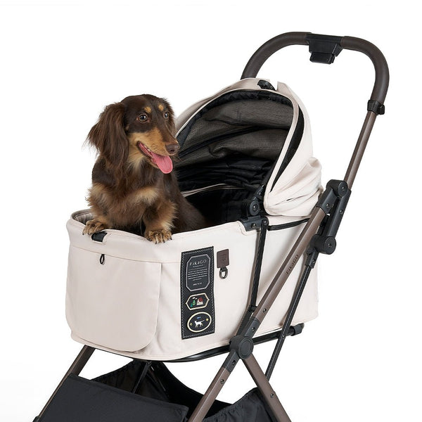 FikaGO Free To Go 2.5 Interchangeable Fabric + Canopy Set-Pet Stroller Accessories-FikaGo- Silver Circle Pets