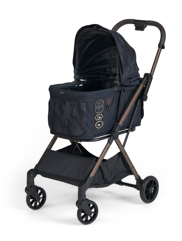 FikaGO FREE TO GO 2.5 Pet Stroller | Auto One-Second Fold-Pet Strollers-FikaGo- Silver Circle Pets