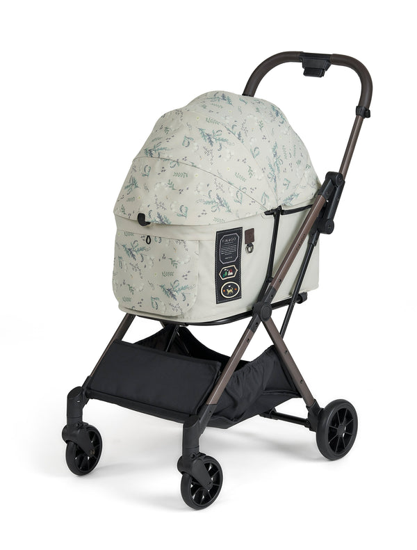 FikaGO FREE TO GO 2.5 Pet Stroller | Auto One-Second Fold-Pet Strollers-FikaGo- Silver Circle Pets