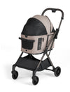 FikaGO FREE TO GO 2.5 Pet Stroller | Auto One-Second Fold-Pet Strollers-FikaGo- Silver Circle Pets