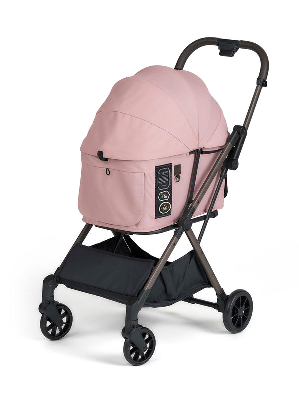 FikaGO FREE TO GO 2.5 Pet Stroller | Auto One-Second Fold-Pet Strollers-FikaGo- Silver Circle Pets