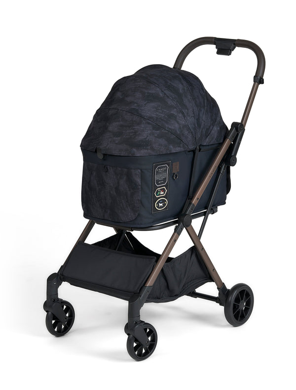 FikaGO FREE TO GO 2.5 Pet Stroller | Auto One-Second Fold-Pet Strollers-FikaGo- Silver Circle Pets