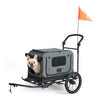FikaGO King Pet Wagon Tow Bar Kit-Pet Trailer Tow Bar-FikaGo- Silver Circle Pets