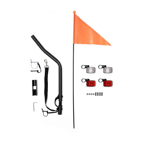FikaGO King Pet Wagon Tow Bar Kit-Pet Trailer Tow Bar-FikaGo- Silver Circle Pets