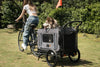 FikaGO King + Queen Pet Wagon | 3-in-1 Wagon & Multi-Size Kennel & Bike Trailer-Pet Trailer-FikaGo- Silver Circle Pets