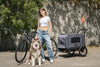 FikaGO King + Queen Pet Wagon | 3-in-1 Wagon & Multi-Size Kennel & Bike Trailer-Pet Trailer-FikaGo- Silver Circle Pets