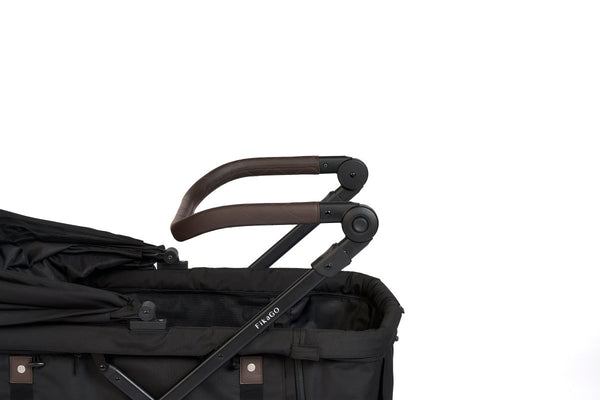 FikaGO KROSS Large Pet Wagon | 100kg Capacity Push & Pull System-Pet Strollers-FikaGo- Silver Circle Pets