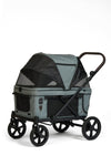 FikaGO KROSS Large Pet Wagon | 100kg Capacity Push & Pull System-Pet Strollers-FikaGo- Silver Circle Pets