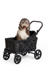 FikaGO KROSS Large Pet Wagon | 100kg Capacity Push & Pull System-Pet Strollers-FikaGo- Silver Circle Pets