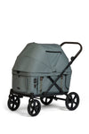 FikaGO KROSS Large Pet Wagon | 100kg Capacity Push & Pull System-Pet Strollers-FikaGo- Silver Circle Pets