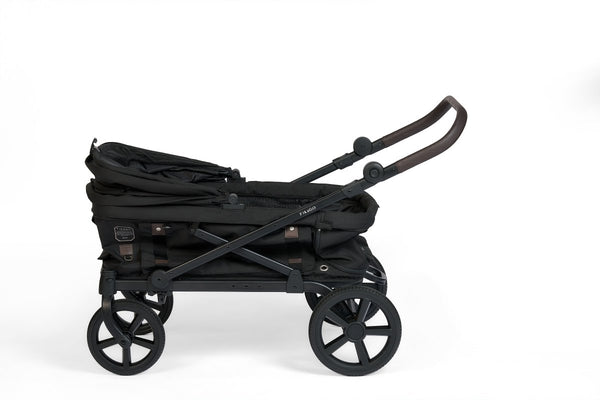 FikaGO KROSS Large Pet Wagon | 100kg Capacity Push & Pull System-Pet Strollers-FikaGo- Silver Circle Pets