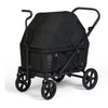 FikaGO KROSS Large Pet Wagon | 100kg Capacity Push & Pull System-Pet Strollers-FikaGo- Silver Circle Pets