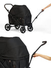 FikaGO KROSS Large Pet Wagon | 100kg Capacity Push & Pull System-Pet Strollers-FikaGo- Silver Circle Pets
