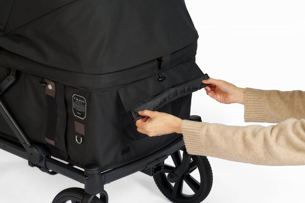 FikaGO KROSS Large Pet Wagon | 100kg Capacity Push & Pull System-Pet Strollers-FikaGo- Silver Circle Pets