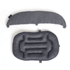 FikaGO Mushroom Pet Stroller Pillow & Curve Cushion-Pet Stroller Accessories-FikaGo- Silver Circle Pets