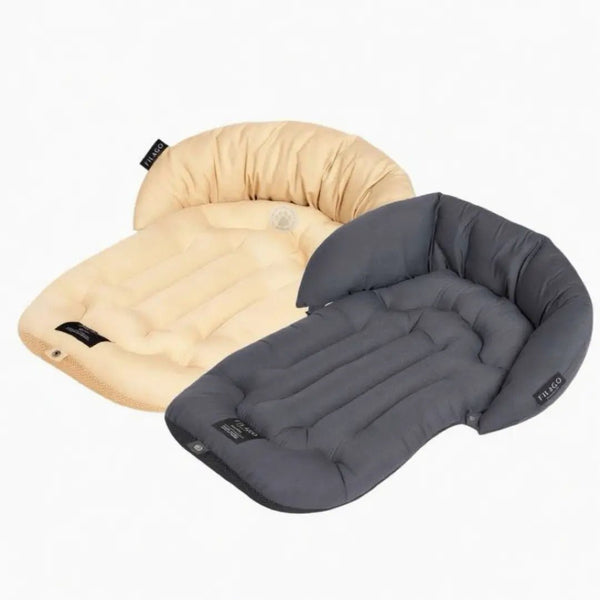 FikaGO Mushroom Pet Stroller Pillow & Curve Cushion-Pet Stroller Accessories-FikaGo- Silver Circle Pets