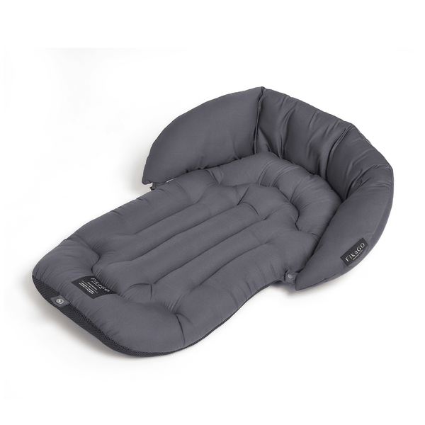 FikaGO Mushroom Pet Stroller Pillow & Curve Cushion-Pet Stroller Accessories-FikaGo- Silver Circle Pets