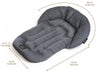 FikaGO Mushroom Pet Stroller Pillow & Curve Cushion-Pet Stroller Accessories-FikaGo- Silver Circle Pets