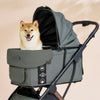 FikaGO Pet Pram Cushion | Reversible & Magnetic-Pet Stroller Accessories-FikaGo- Silver Circle Pets