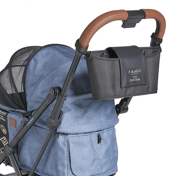 FikaGO Pet Stroller Organiser-Pet Stroller Accessories-FikaGo- Silver Circle Pets