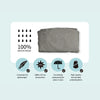FikaGO Rain Cover for Pet Stroller | All-Weather Protection-Rain Cover-FikaGo- Silver Circle Pets