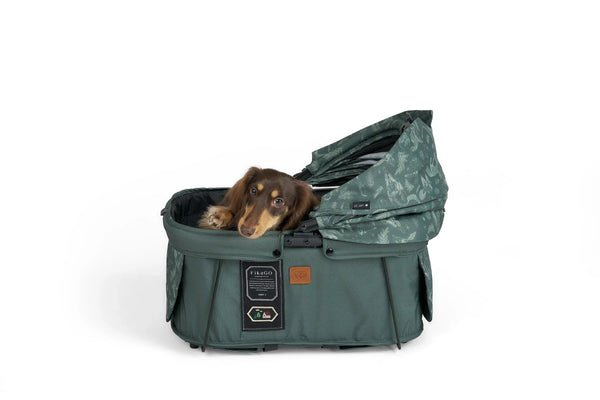 FikaGO Sway 2 Pet Carrier | 3-in-1 Car Seat & Stroller-Pet Carrier-FikaGo- Silver Circle Pets