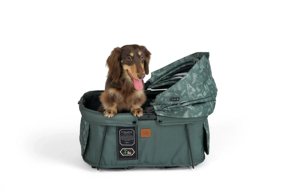 FikaGO Sway 2 Pet Carrier | 3-in-1 Car Seat & Stroller-Pet Carrier-FikaGo- Silver Circle Pets
