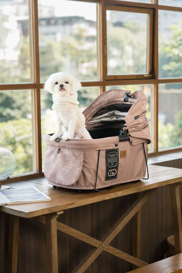 FikaGO Sway 2 Pet Carrier | 3-in-1 Car Seat & Stroller-Pet Carrier-FikaGo- Silver Circle Pets