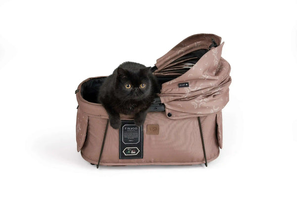 FikaGO Sway 2 Pet Carrier | 3-in-1 Car Seat & Stroller-Pet Carrier-FikaGo- Silver Circle Pets