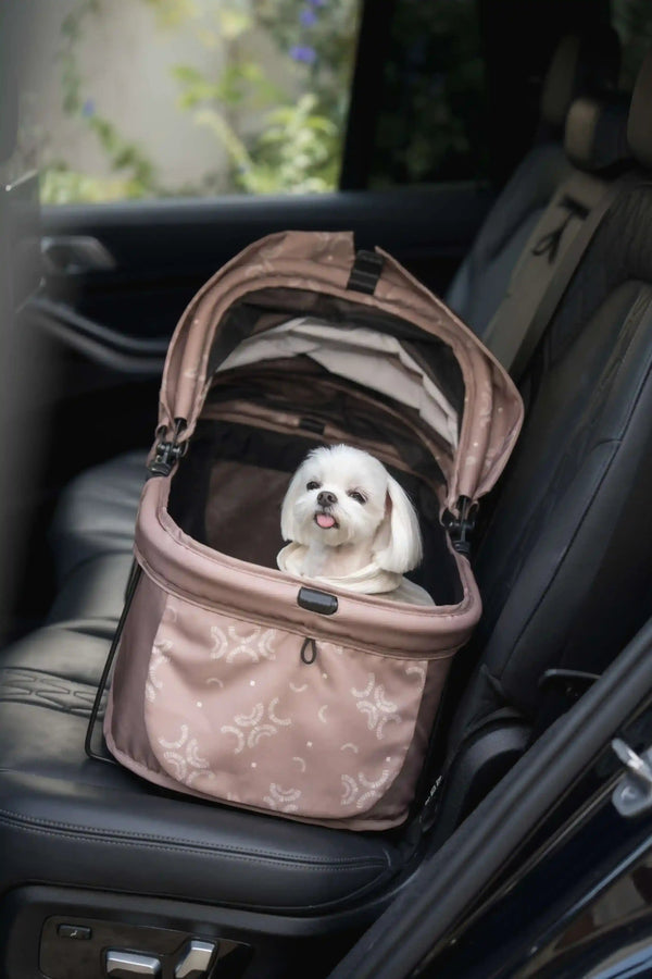 FikaGO Sway 2 Pet Carrier | 3-in-1 Car Seat & Stroller-Pet Carrier-FikaGo- Silver Circle Pets