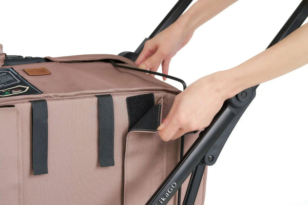 FikaGO Sway 2 Pet Carrier | 3-in-1 Car Seat & Stroller-Pet Carrier-FikaGo- Silver Circle Pets