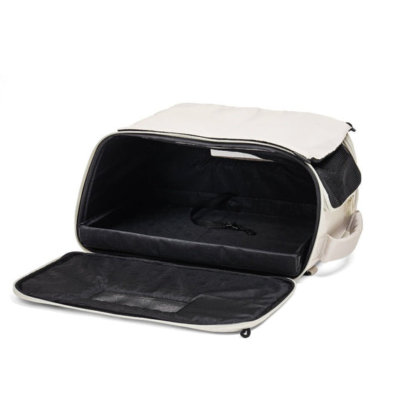 FikaGO Truffle | 6-in-1 Folding Pet Carrier | Airline Approved-Pet Carrier-FikaGo- Silver Circle Pets