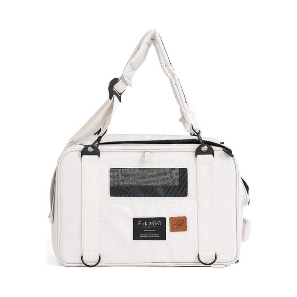 FikaGO Truffle Plus | 6-in-1 Folding Pet Carrier-Pet Carrier-FikaGo- Silver Circle Pets