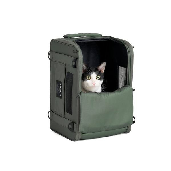 FikaGO Truffle Plus | 6-in-1 Folding Pet Carrier-Pet Carrier-FikaGo- Silver Circle Pets