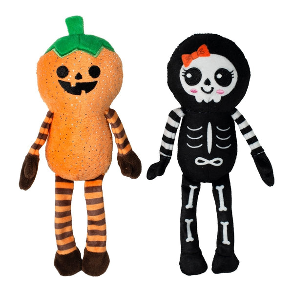 Fringe Studio Oh My Gourd! | 2-Piece Plush Dog Toy Set-Dog Toy-Fringe Studio- Silver Circle Pets