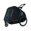 Hamax Pluto Multi-functional Dog Stroller & Dog Bike Trailer | Large-Pet Strollers-Hamax- Silver Circle Pets