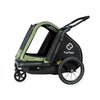 Hamax Pluto Multi-functional Dog Stroller & Dog Bike Trailer | Medium-Pet Strollers-Hamax- Silver Circle Pets