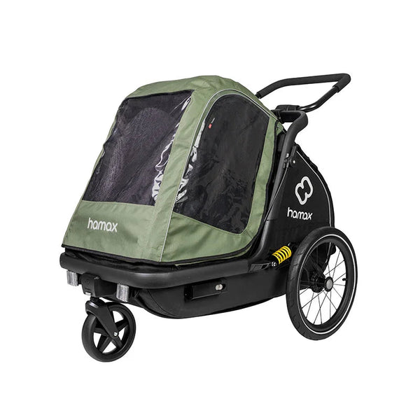 Hamax Pluto Rain Covers-Pet Stroller Accessories-Hamax- Silver Circle Pets