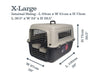 Henry Wag Wheeled Airline Approved Travel Crate | Four Sizes-Pet Crate-Henry Wag- Silver Circle Pets