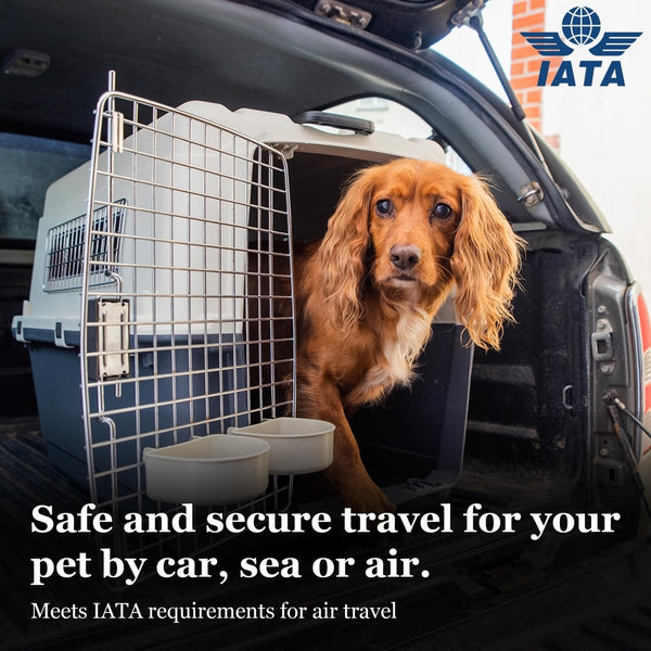 Henry Wag Wheeled Airline Approved Travel Crate | Four Sizes-Pet Crate-Henry Wag- Silver Circle Pets