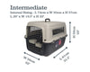 Henry Wag Wheeled Airline Approved Travel Crate | Four Sizes-Pet Crate-Henry Wag- Silver Circle Pets