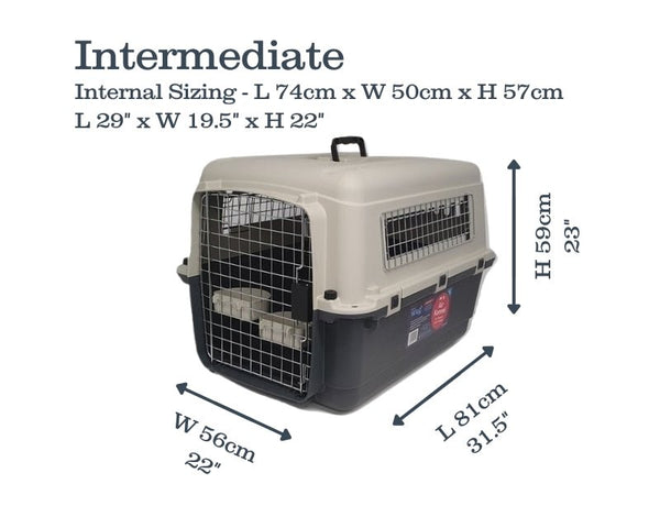 Henry Wag Wheeled Airline Approved Travel Crate | Four Sizes-Pet Crate-Henry Wag- Silver Circle Pets