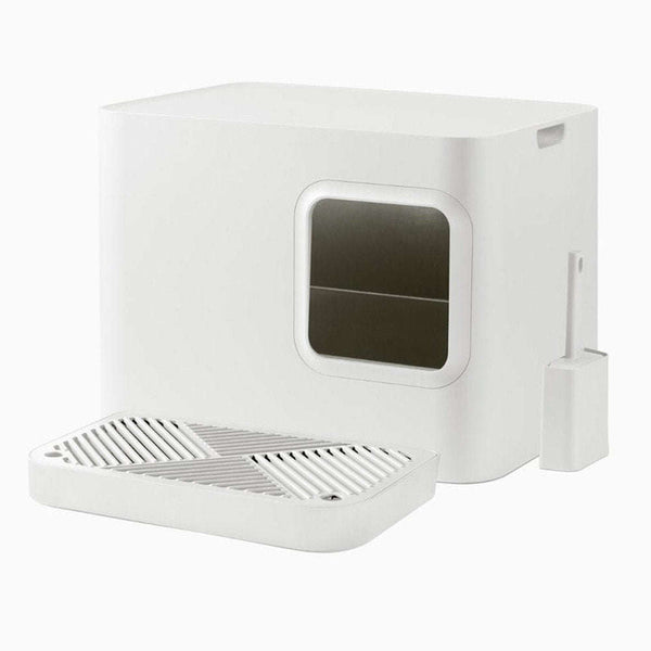 Hoopo Dome Plus Cat Litter Box-Cat Litter Box-Hoopo- Silver Circle Pets